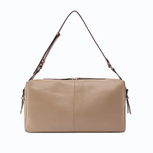 Keeper Bag large shoulder bag in new biker leather